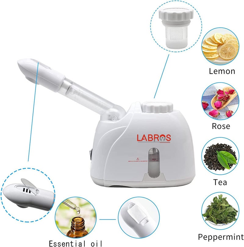 Labros Steamer for Cold Cough facial steamer for face steam inhaler cold cough steam vaporizer Medium - Image 5