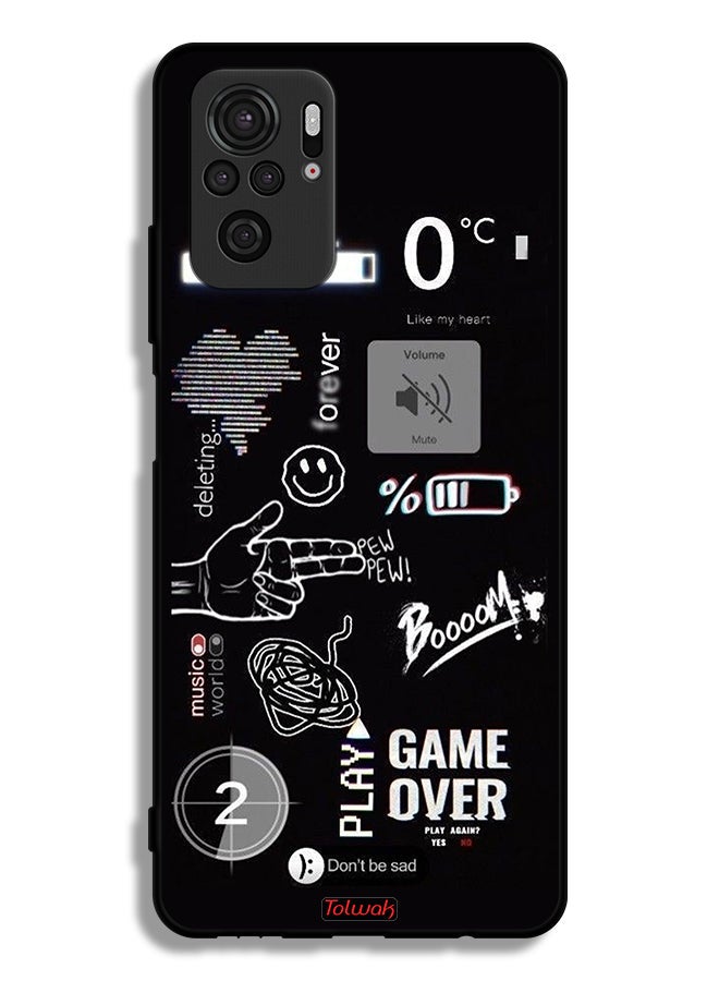 Tolwak Xiaomi Poco M5s Protective Case Cover Game Over Pew Pew - Image 2