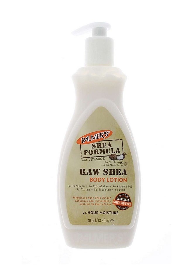 PALMER'S - Almer'S Shea Formula Raw Shea Body Lotion Pump 13.5 Fl Oz (Pack Of 2) Packaging May Vary - Image 1