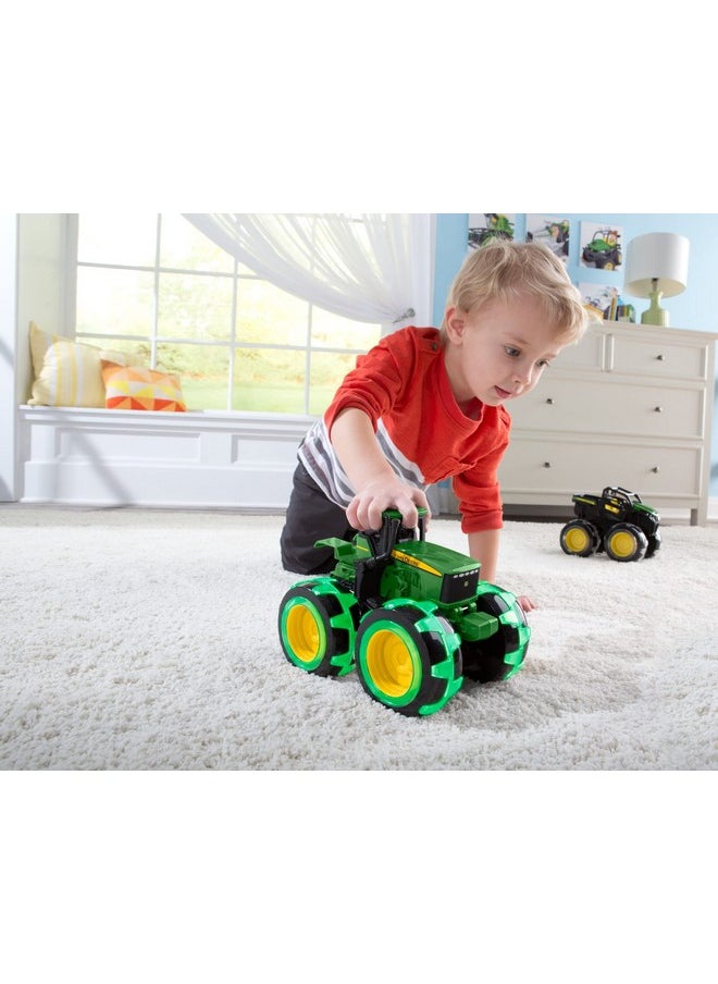 John Deere John Deere Tractor - Monster Treads Lightning Wheels - Motion Activated Light Up Monster Truck Toy - John Deere Toys - Frustration Free Packaging - Kids Outdoor Toys Ages 3 Years and Up  - Image 5