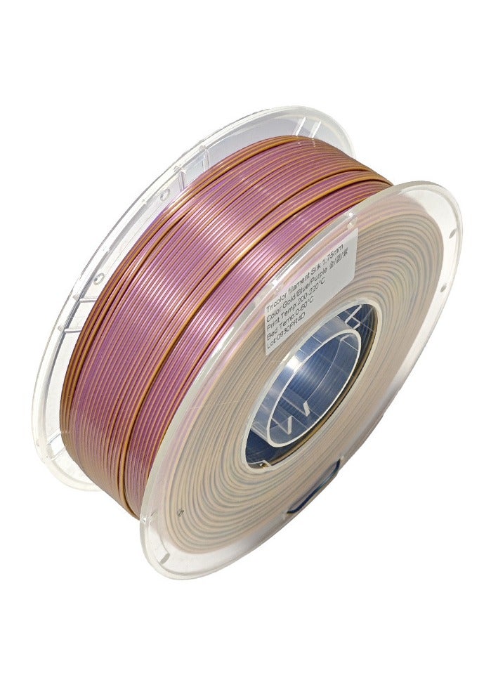 3D Printing Consumables silk PLA 1.75mm Dual Color Three Color Consumables 3D Printing Wire - Image 1