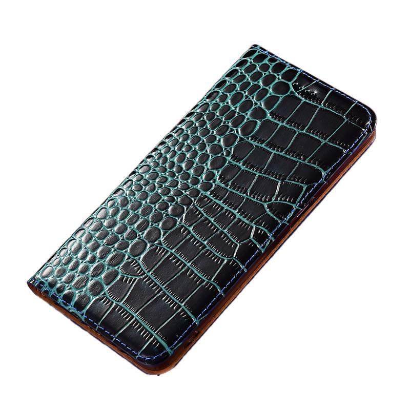 LS غطاء واقي بملمس جلد لـ Redmi Note 13 Pro مع مقاوم للصدمات وحماية من السقوط مع مقاوم للصدمات مع حامل قائم مع مغناطيس قوي باللون أزرق مغناطيسي بوظيفة حامل باللون الأزرق باللون الأحمر - Image 1