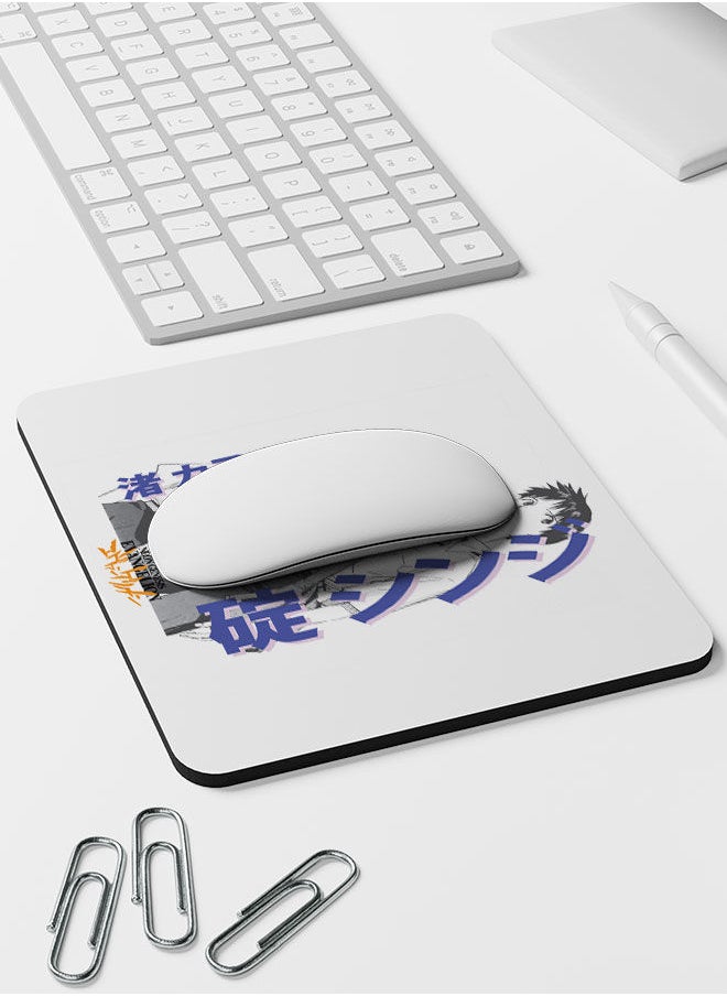 Neon Genesis Evangelion Rectangle Mouse pad Neon Genesis Evangelion WFH Accessories Mouse pad Kaworu Nagisa Mouse pad Rectangle Shinji Ikari Gainax-NGE