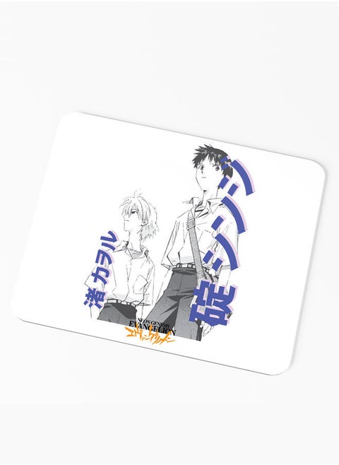 Neon Genesis Evangelion Rectangle Mouse pad Neon Genesis Evangelion WFH Accessories Mouse pad Kaworu Nagisa Mouse pad Rectangle Shinji Ikari Gainax-NGE