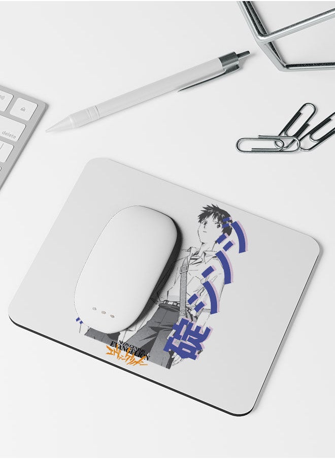 Neon Genesis Evangelion Rectangle Mouse pad Neon Genesis Evangelion WFH Accessories Mouse pad Kaworu Nagisa Mouse pad Rectangle Shinji Ikari Gainax-NGE