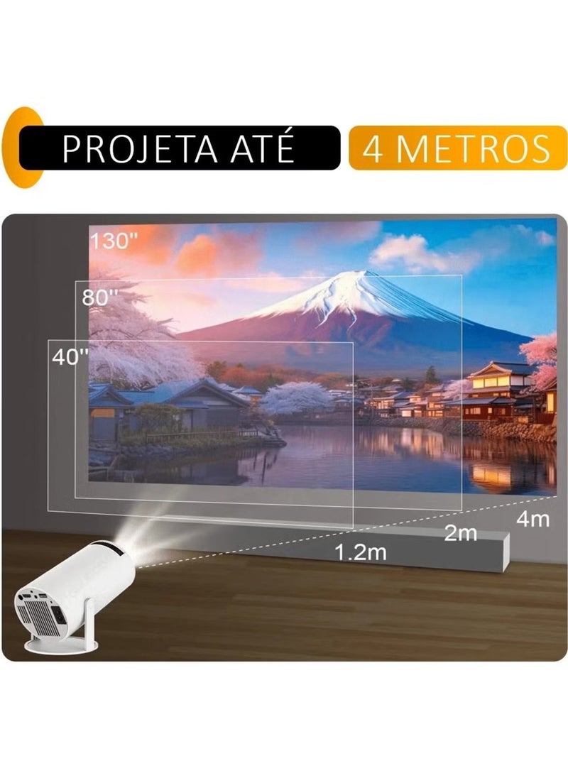 Denx Dx2591 - Smart Projector, Portable Projector Pocket 5G Wifi Android11.0 Support Home Theater Full Hd 1080P For Indoor Outdoor Home Birthday Gift Compatible With Tv Stick/Hdmi/Usb/Ps5/Ios/Ps4  - Image 4