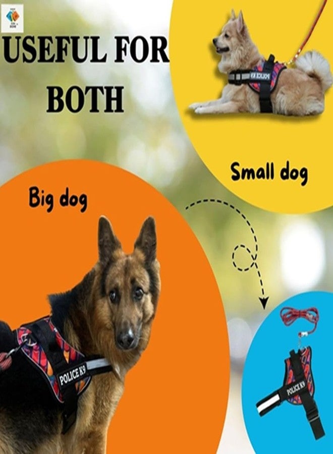 24 BH BAZAAR Dog Harness for Pets Adjustable Reflective No Pull Dog Body Belt | Extra Large Dog Harness | Harness for Dogs Large Size | Dog Belt for Medium Dogs | Harness for Dogs Small Size - Image 3