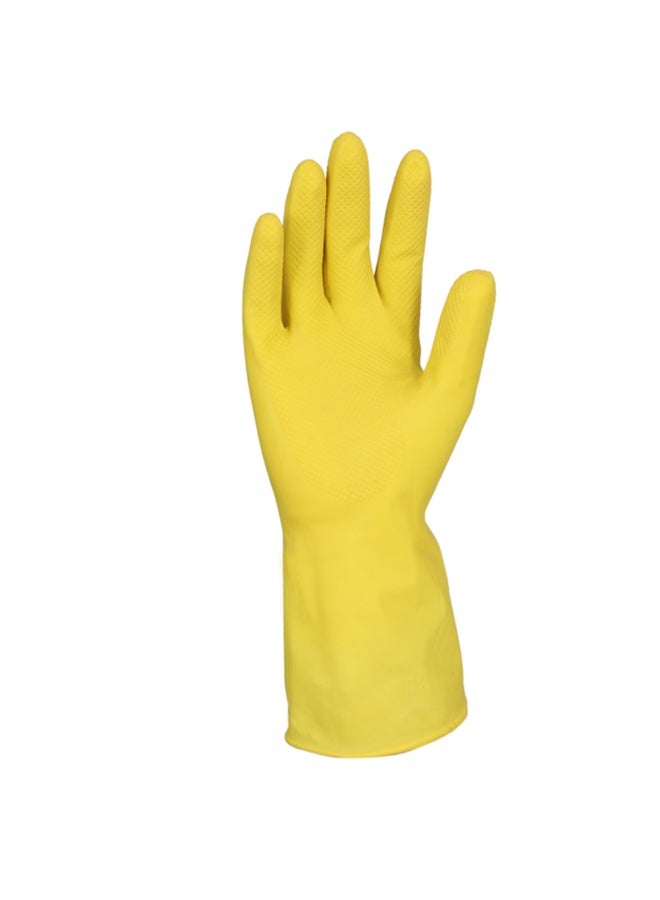 Vaultex Vaultex PHO Latex Rubber gloves Length 33CM Color Yellow, Size L, 1Pair/Pack  - Image 2