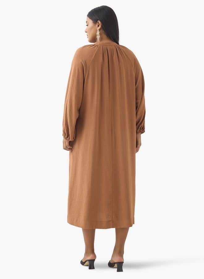  أولا بوبكن فستان ميدي بكروشيه وجيب - Image 2