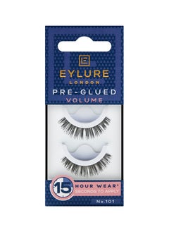 EYLURE Eylure Press On Pre-Glued False Eyelashes, Volume Lash, No. 101, 1 Pair  - Image 1