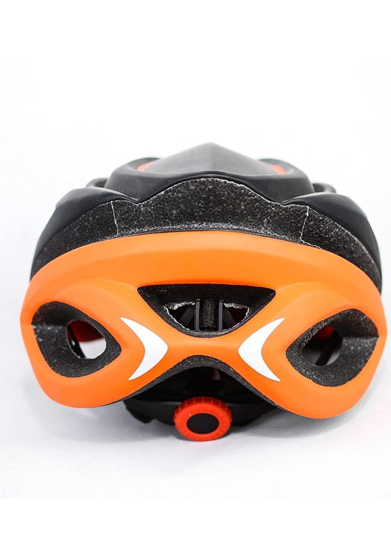 Colnels Bicycle Helmet, Lightweight, Breathable, Strong & Adjustable with Removable Visor - Black -BYC0014 - Image 3