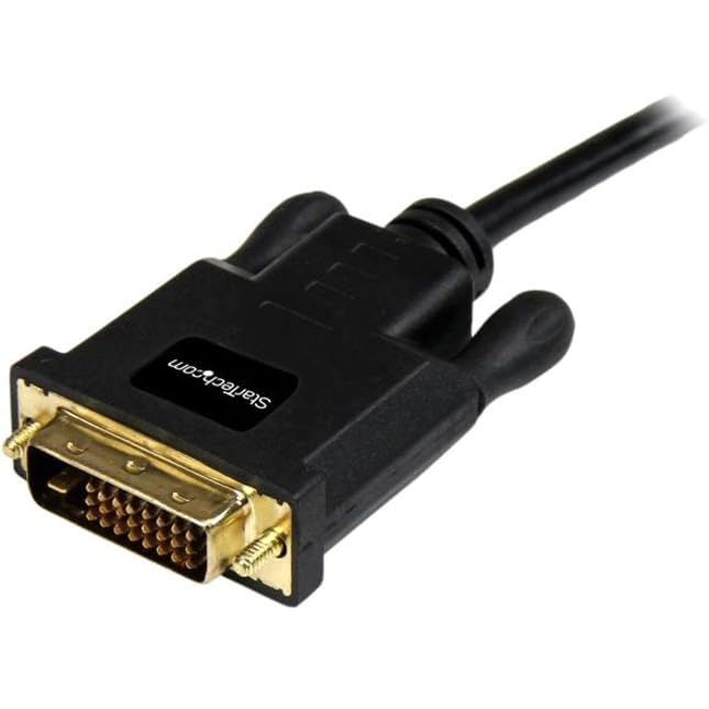 StarTech.com 3ft (0.9m) Mini DisplayPort to DVI Cable - Mini DP to DVI Adapter Cable - 1080p Video - Passive mDP 1.2 to DVI-D Single Link - mDP or Thunderbolt 1/2 Mac/PC to DVI Monitor (MDP2DVIMM3B) - Image 5