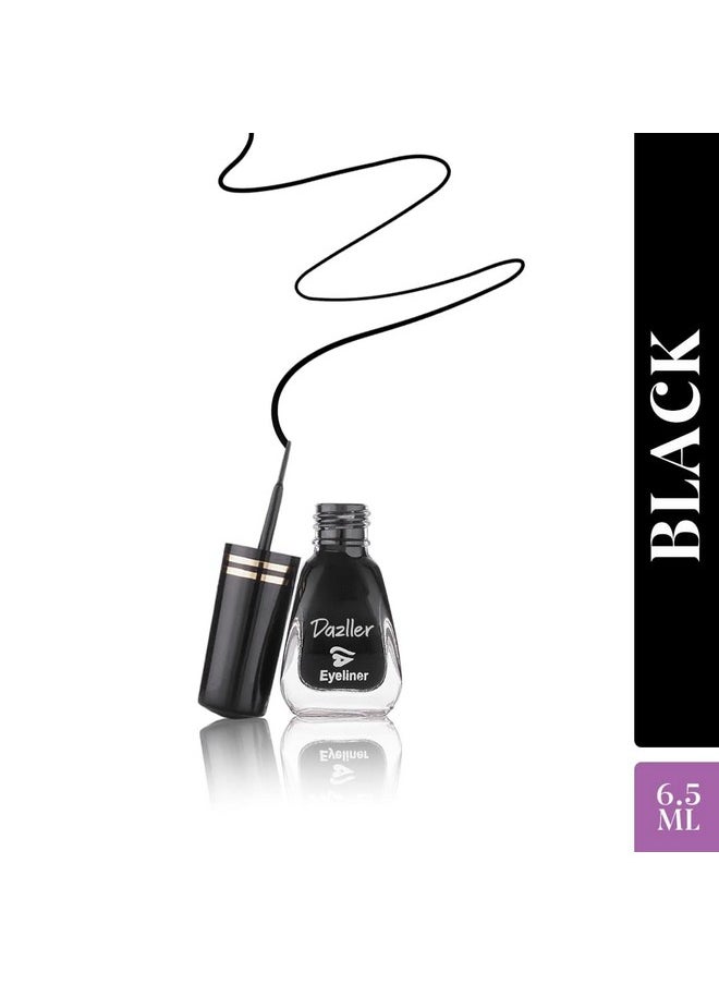 DAZLLER - Liquid Eyeliner, 6.5Ml, Black, Velvet Matte, Washable, Water-Resistant, Smudge-Proof - Image 1