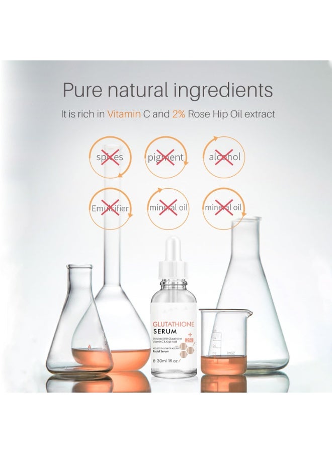 Excefore Nicotinamide Face Serum, with Glutathione, Kojic Acid & Vitamin C, Power Repairing, Dark Spot Shrink Pores& Improve Skin Tone, Antioxidant Serum for Face Dull Skin & Fine Lines  - Image 2