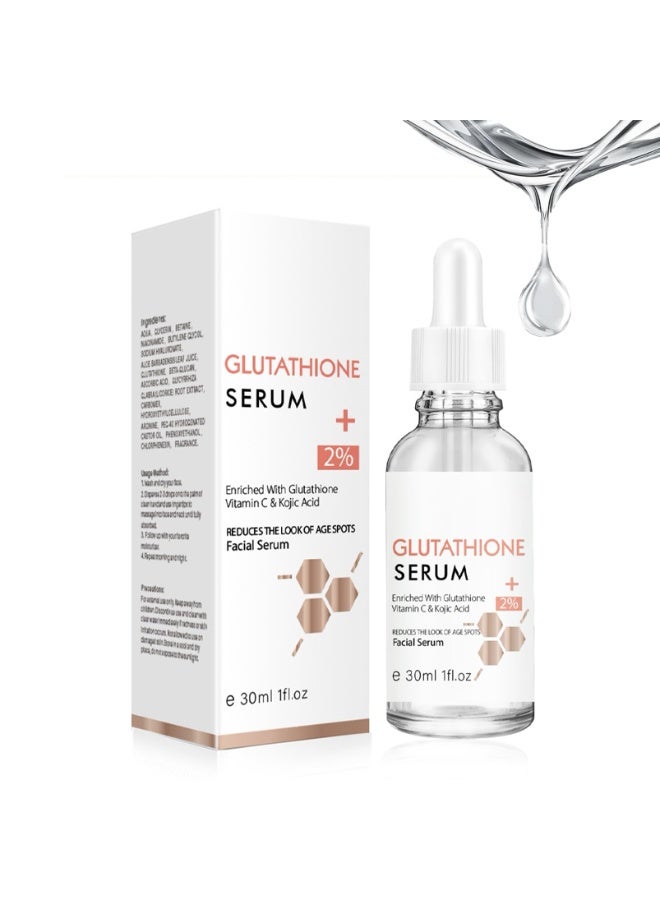 Excefore Nicotinamide Face Serum, with Glutathione, Kojic Acid & Vitamin C, Power Repairing, Dark Spot Shrink Pores& Improve Skin Tone, Antioxidant Serum for Face Dull Skin & Fine Lines  - Image 4