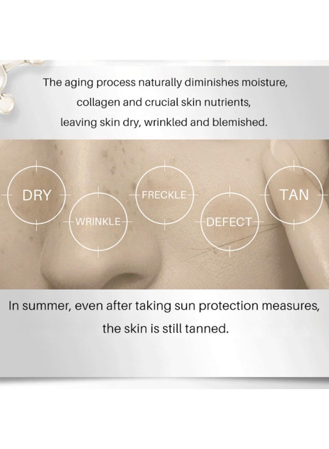 Excefore Nicotinamide Face Serum, with Glutathione, Kojic Acid & Vitamin C, Power Repairing, Dark Spot Shrink Pores& Improve Skin Tone, Antioxidant Serum for Face Dull Skin & Fine Lines  - Image 1