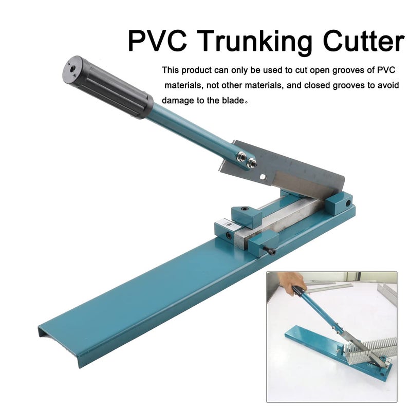 EODSAD EODSAD Wire Duct Cutter Din Rail Cutter Manual Plastic PVC Trunking Cutter 45 90Angle Adjustable Cutting Machine Electrician Special Cutting Device Without Ruler  - Image 4