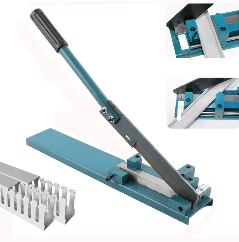 EODSAD EODSAD Wire Duct Cutter Din Rail Cutter Manual Plastic PVC Trunking Cutter 45 90Angle Adjustable Cutting Machine Electrician Special Cutting Device Without Ruler  - Image 1