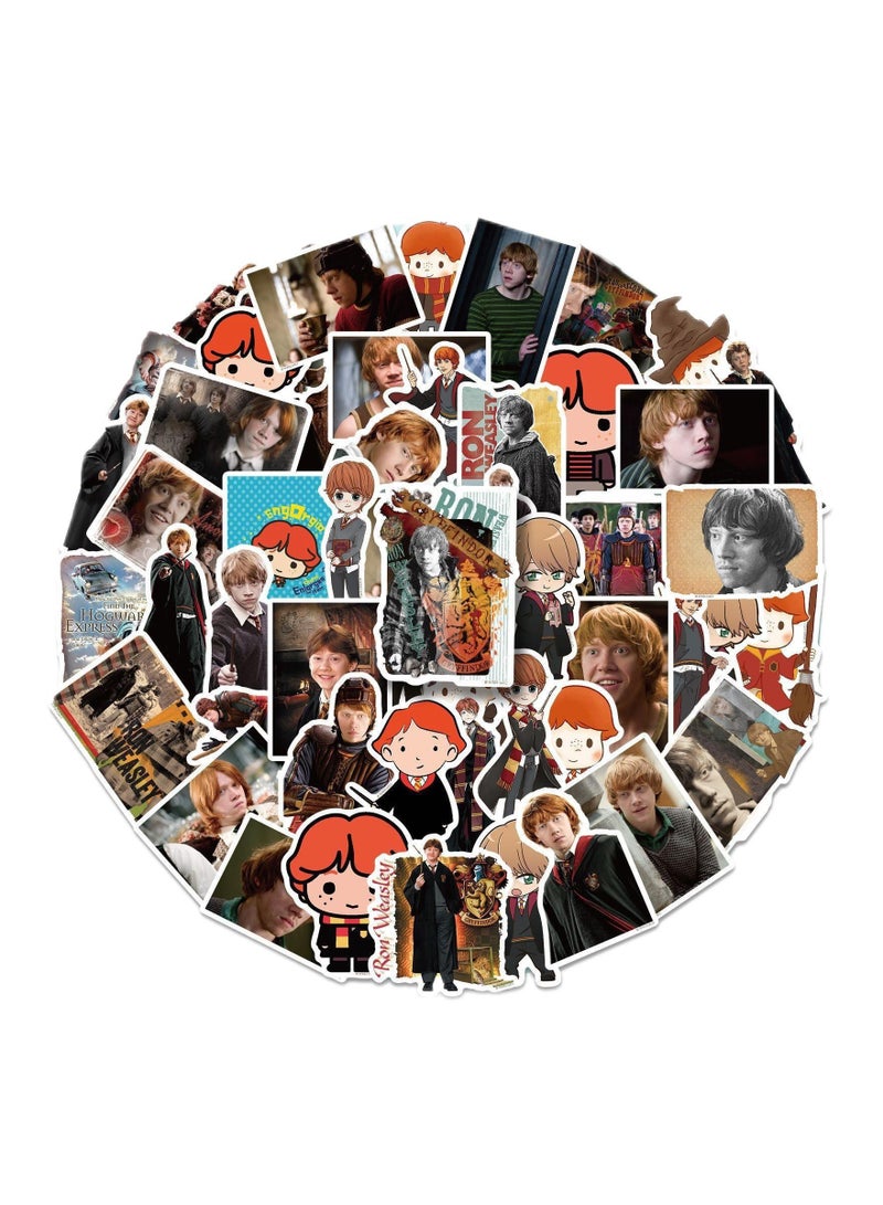 50-Piece Harry Potter Cute Vinyl Waterproof Sticker