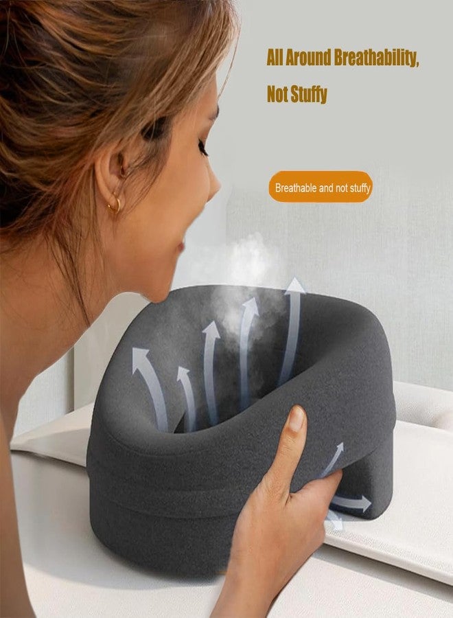 Fcare Face Down Pillows Massage After Surgery Post Eye Surgery, Pillow for Bed Headrest Prone Down Sleeping，Face Cradle，BBL Pillow Recovery & Removable Cover Grey - Image 5