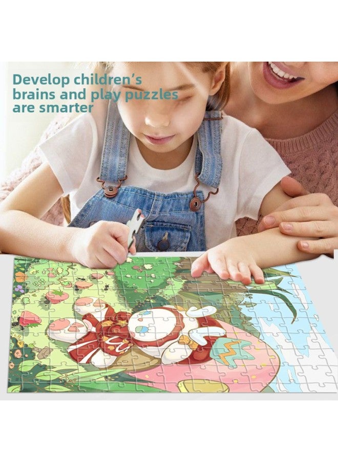300 قطعة من سلسلة ألغاز حفلات الحديقة للأطفال هدية عيد ميلاد ورقية تعليمية في صندوق ألعاب كرتونية فنية للطلاب - اللون: علاج بعد الظهر 【300 قطعة】 صندوق إرسال - Image 4