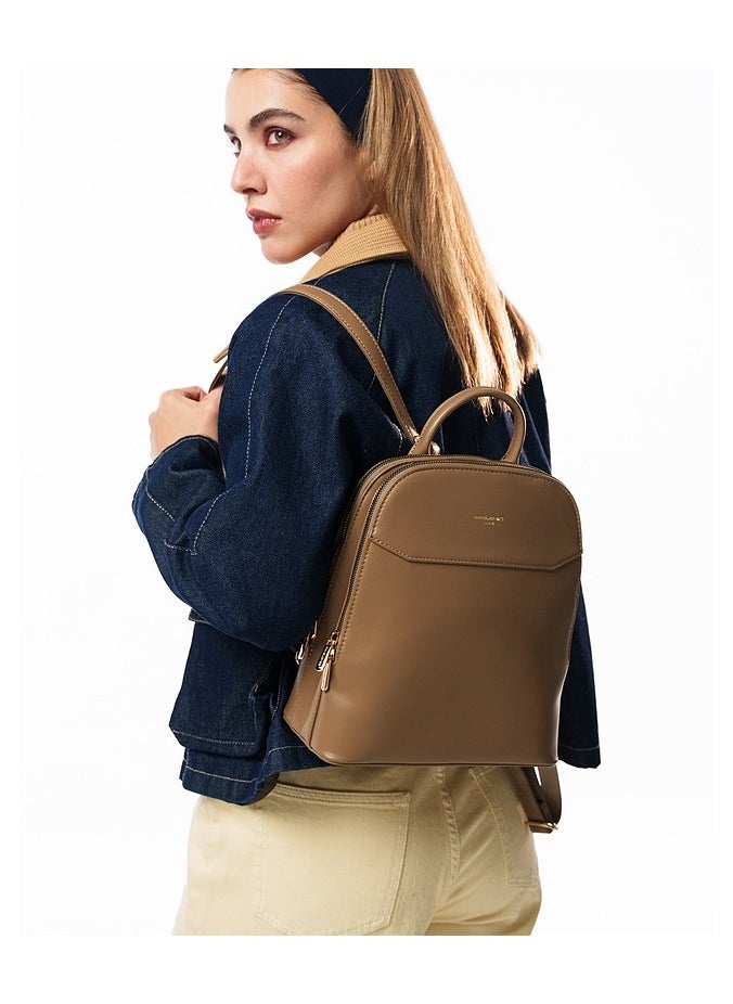 David Jones - David Jones- School Backpack with Compartment Model cm6939- Backpack with high Quality PU material- Backpack for All content including laptop and tablet- Stylish modern designed backpack - Image 1