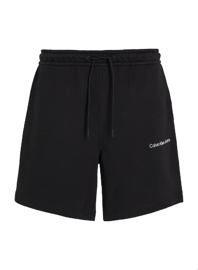 Calvin Klein Jeans Men's Institutional Sweatshorts - Cotton, Black
