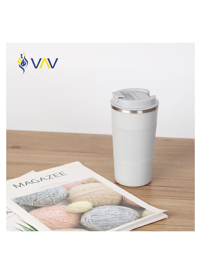 VAV Travel Coffee Mug Stainless Steel Vacuum Ice and Hot Drinks Insulated Tumbler for Home Office Outdoor Works - Image 2