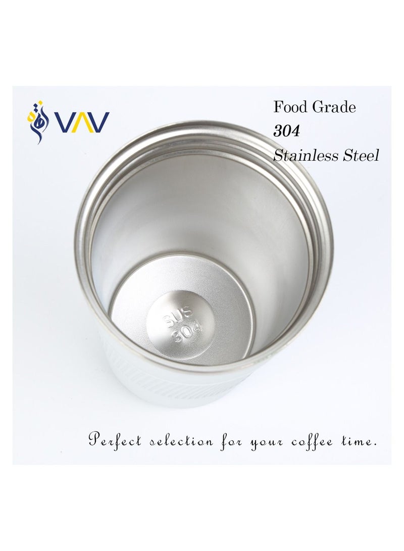 VAV Travel Coffee Mug Stainless Steel Vacuum Ice and Hot Drinks Insulated Tumbler for Home Office Outdoor Works - Image 3