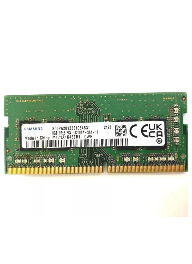 ماركة غير محددة ذاكرة RAM خطية ثنائية المقبس SODIMM DDR4 سعة 8 جيجابايت 3200 ميجاهرتز للاب توب - M471A1K43DB1-CWE، سعة 8 GB  - Image 3