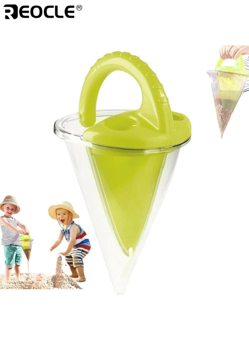 REOCLE Kids Castle Building Kit with Spilling Funnel Sand & Beach Toys Ultimate Sand-Water Mixing Toy for Spectacular Creations Easy to Assemble Durable Ideal for Beach Vacations Outdoor Play for Older Kids - Image 2