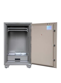 Protector Protecter Safe PT100E4 Fireproof Safe - Anti-Theft Safe with 2 Adjustable Shelves, Numeric Keypad, Double Lock, Side Lockable Interior Drawer (H100 x W60 x D54 cm, 200 kg) - Made in Vietnam  - Image 4