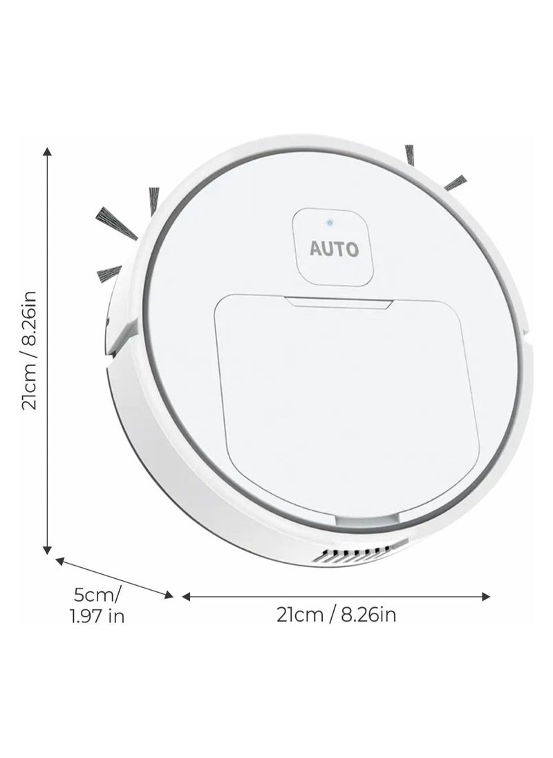 LIMITLESS Smart Automatic Robotic Vacuum Cleaner, Slim Rechargeable Electric Robot with Brush Motor Household Mopping Floor Cleaner, Self Programmed Navigation, Carpet, Hardwood, Linoleum, Tile  - Image 2
