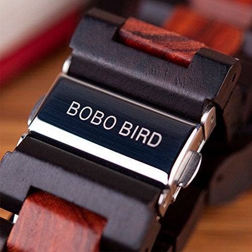 BOBO BIRD Mens Wooden Watches Luxury Mechanical Watch Lightweight Wood Band Timepieces for Men with Gift Box - Image 5