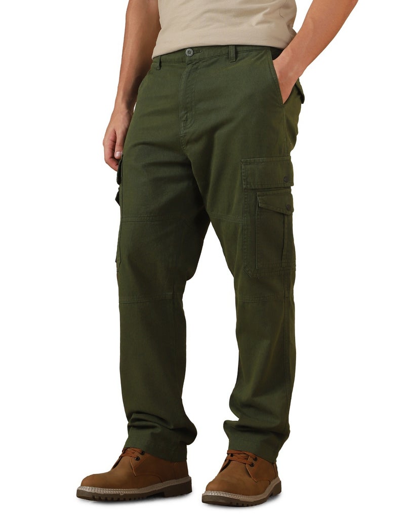 fyltr Men's Utility Cargo Trouser - 100% Cotton | Regular Fit  | Pants for Men | Trousers for Men - Image 3
