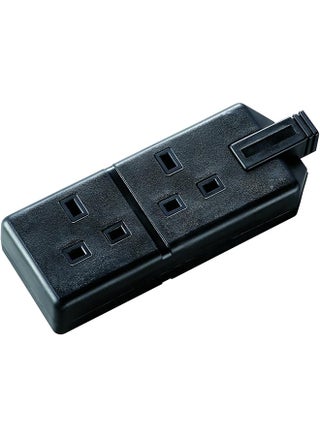 Masterplug ELS132B-01 Permaplug Two Socket Trailing Socket, without Plug and Cable, 13 Amp, Black - pzsku/Z2B4B03261A1AA357EFF1Z/45/_/1742068793/20b3cfc2-8b5d-48e9-97fc-57d05f0be5c1