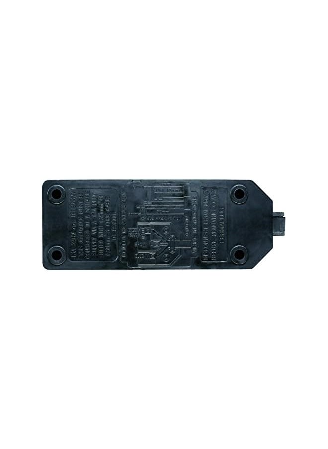 MASTERPLUG Masterplug ELS132B-01 Permaplug Two Socket Trailing Socket, without Plug and Cable, 13 Amp, Black  - Image 3