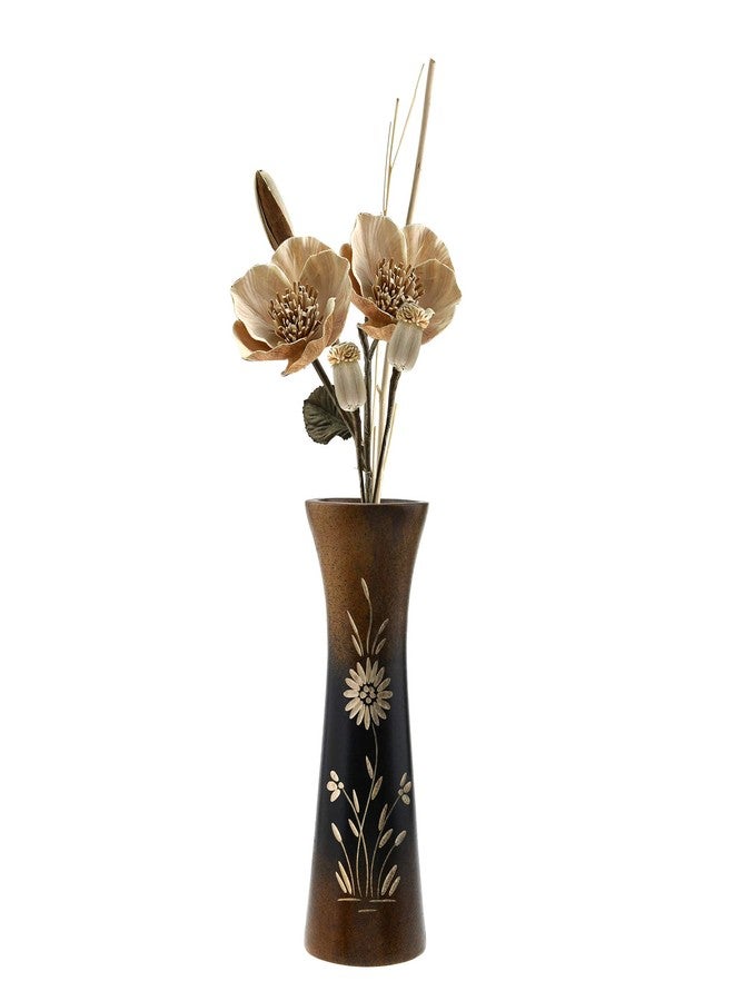 Aeravida Natural Flower Mango Tree Wood Flower Table Floor Vase, 8 inch | Modern Farmhouse Home Décor | Living Room Home Decoration - Image 5