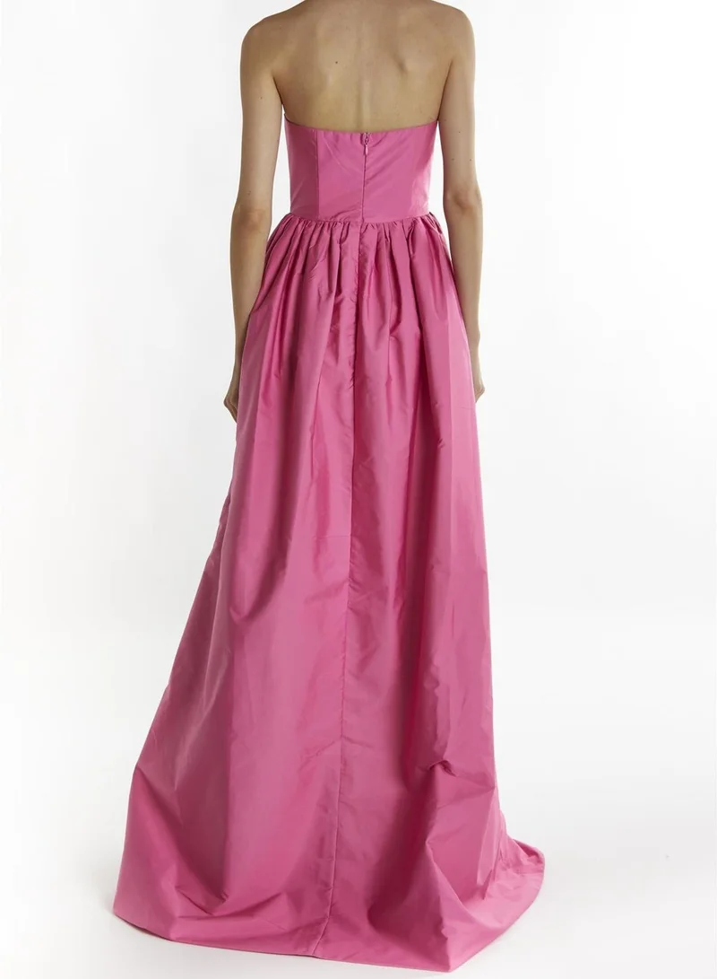 ترو ديكادينس Bright-Pink Emma Hi-Low Hem Maxi