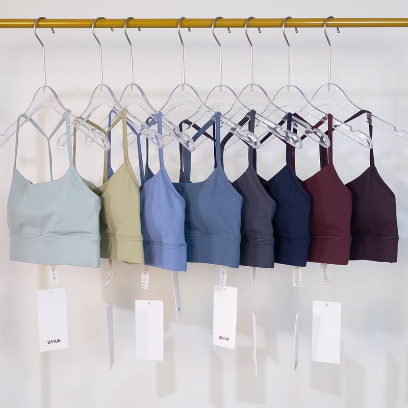 Yoga Clothes Y-Shaped Beauty Back Women'S Sports Quick-Drying Underwear Nude Double-Sided Brushed Solid Color Bra Sports Top Bra - Image 3
