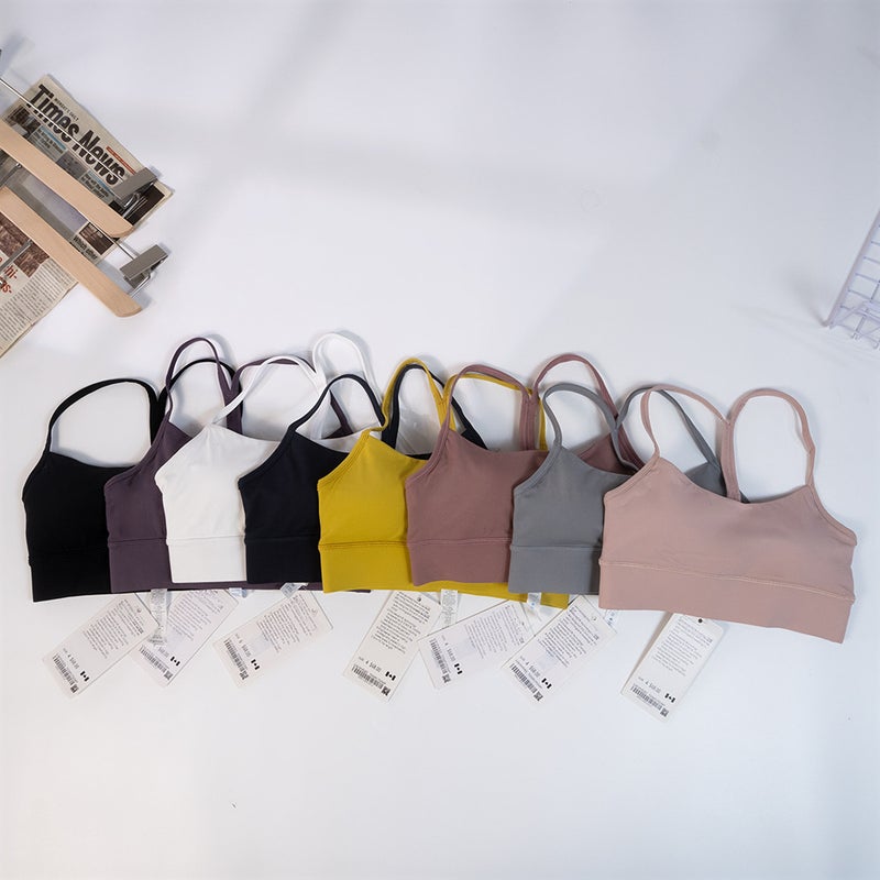 Yoga Clothes Y-Shaped Beauty Back Women'S Sports Quick-Drying Underwear Nude Double-Sided Brushed Solid Color Bra Sports Top Bra - Image 4
