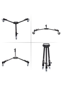ANDOER Professional Tripod Dolly Heavy Duty Photography Tripod Base Stand Wheels Max. Load 15KG for Camera Camcorder Video Shooting Studio Photography Activity Shooting  - Image 4