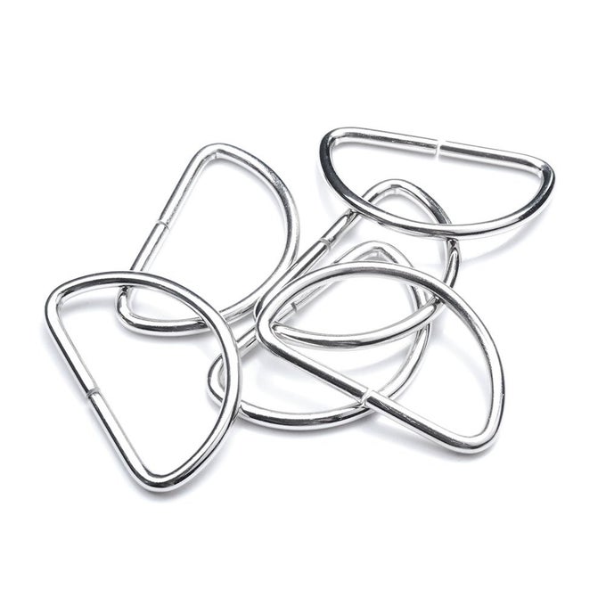 50 PACK 112 DEE RINGS DRING METAL BUCKLE STRAP SEWING ACCESSORIES FLQ015