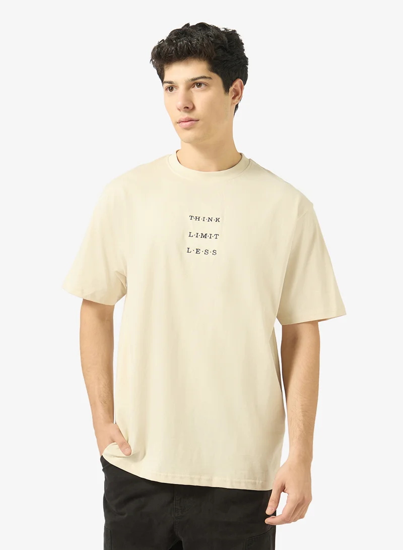 Ripples Mens Drop Shoulder T-shirt