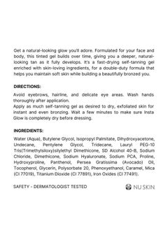 Nu Skin Sunright Insta Glow Self Tanner Gel | 4.2 oz | Summer Tan | Face & Body Bronzer | Beauty & Skin Care | Vitamin E & Avocado Oil & Amino Acids  - Image 2