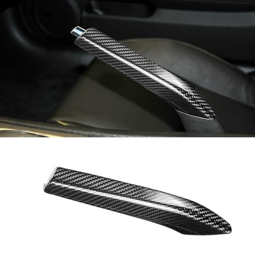 BLAKAYA Compatible with Carbon Fiber Car Handbrake Cover Automotive Shift Lever Modified Protection Decoration for Chevrolet Camaro 2010 2011 2012 2013 2014 2015 (Black) - Image 1