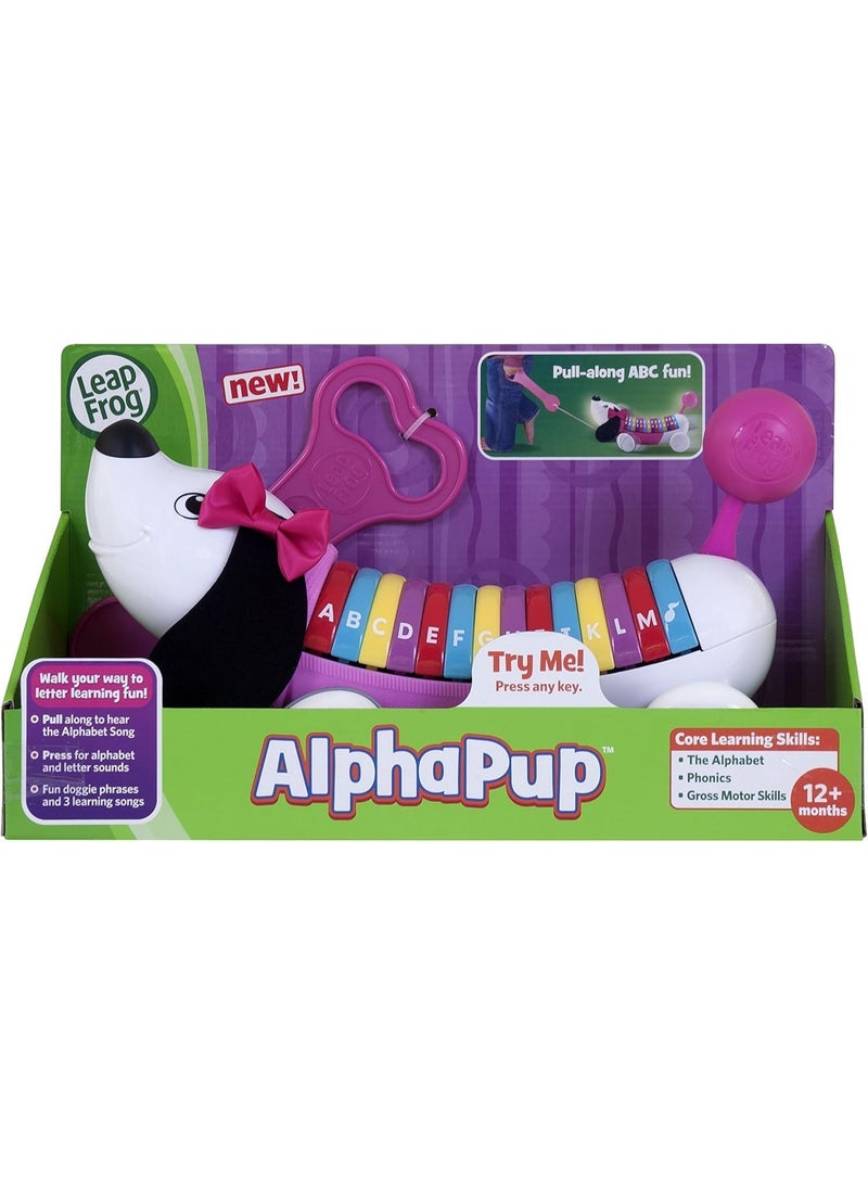 ليب فروغ لعبة LeapFrog AlphaPup التفاعلية باللون الوردي لتعلم الحروف الأبجدية (80-19242E/LF 80-19242E) - Image 5