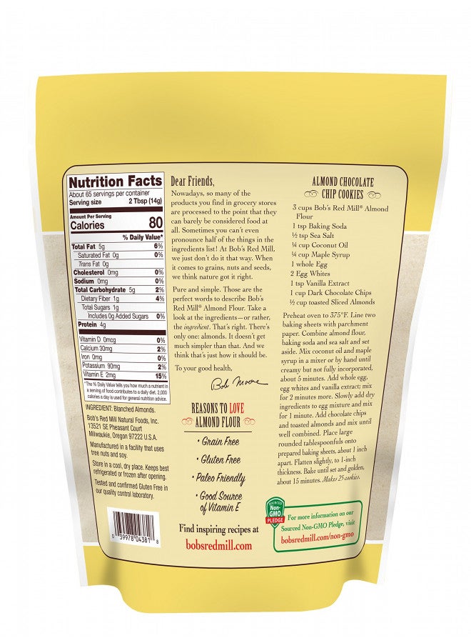 Bob's Red Mill Bob's Red Mill Almond Flour, 32 Ounce (Pack of 1)  - Image 2