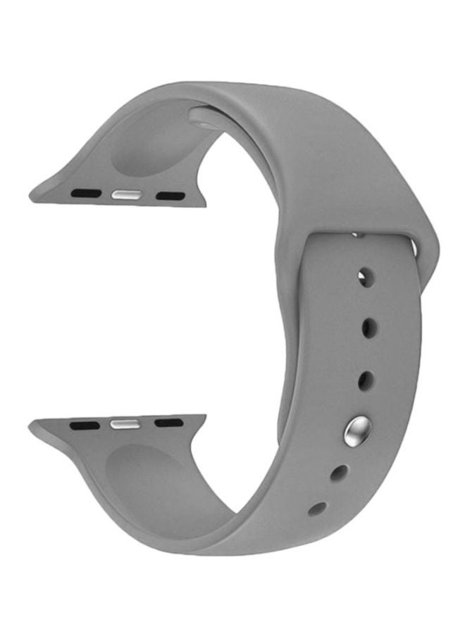 Replacement Strap For Apple Watch 42/44mm Grey - Image 1