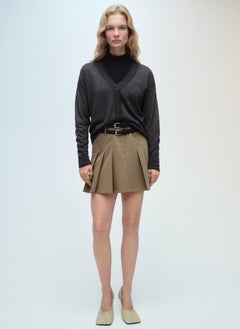 MANGO Casual V-Neck Knitted Cardigan  - Image 3